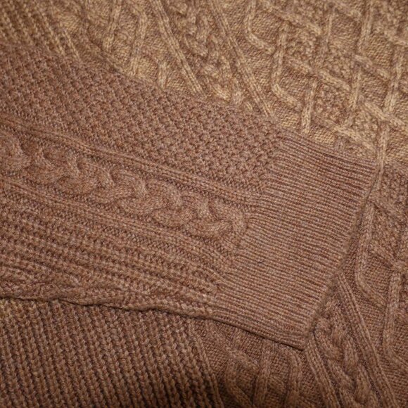 Jos. A. Bank Mens Ombre Crewneck Sweater 2XLT NWT Brown Tailored Fit Pullover - Picture 4 of 6